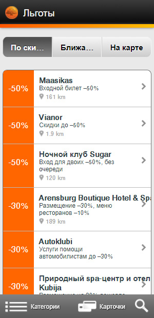 Мобильное приложение Swedbank